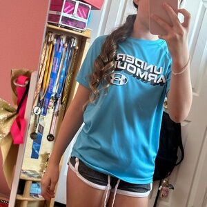 Aeropostale gray and white shorts